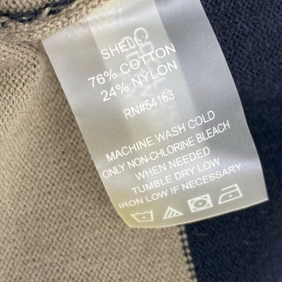 Calvin Klein Women's White Tan Striped Stretchy Knit Dress Small/C38‎ - Picture 7 of 8